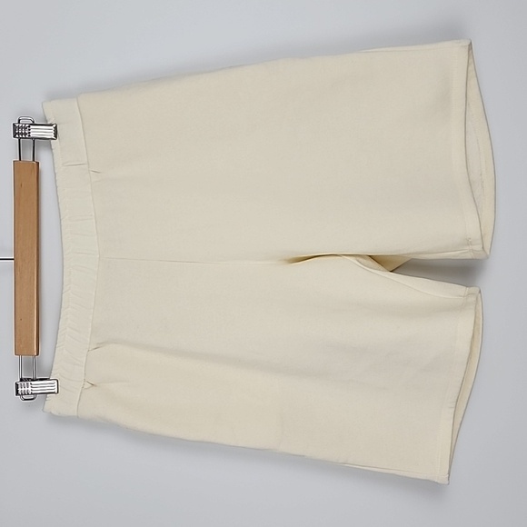 Streetwear Society Pants - Streetwear Society Active Women's Cream Shorts Fleece Lined Stretch Pockets M